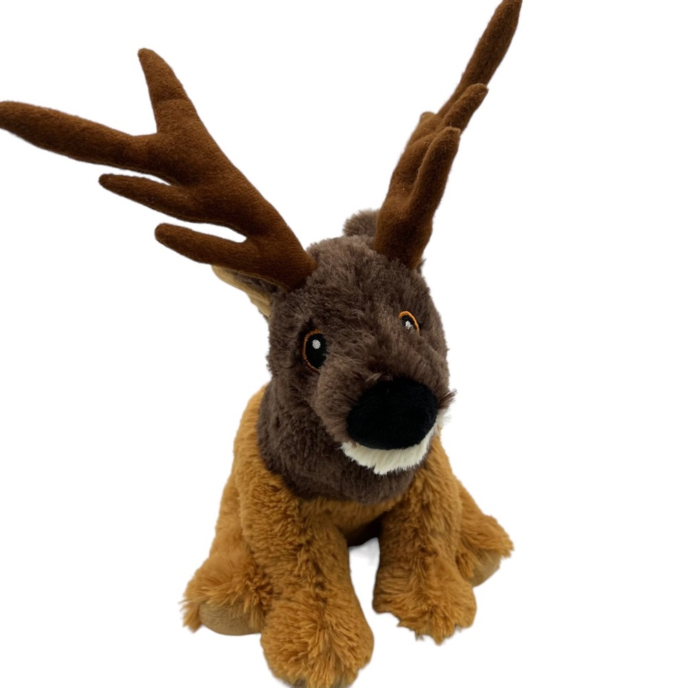 Eco Pals Brown 12” Elk Antlers Wildlife Artists Plastic Conscious Stuffed Animal